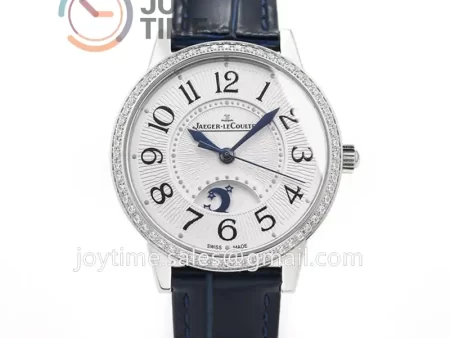 Jaeger-LeCoultre Rendez-Vous Night & Day GF 1:1 Best Edition Diamonds Bezel  Leather Strap SA898