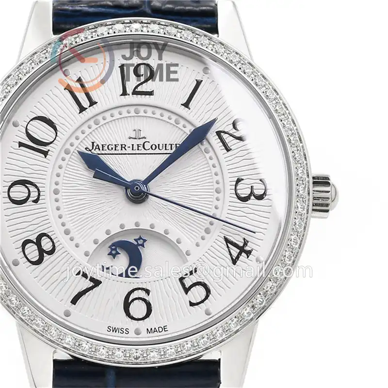 Jaeger-LeCoultre Rendez-Vous Night & Day GF 1:1 Best Edition Diamonds Bezel  Leather Strap SA898