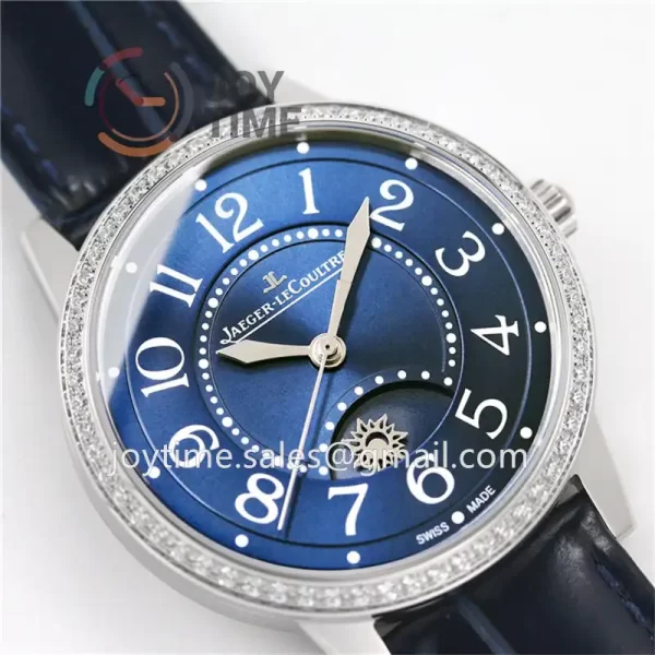 Jaeger-LeCoultre Rendez-Vous Night & Day GF 1:1 Best Edition Diamonds Bezel  Leather Strap SA898