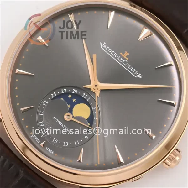 Jaeger-LeCoultre Master Ultra Thin GF 1:1 Best Edition RG Leather Strap SA925