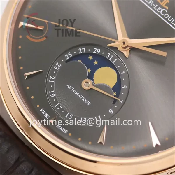 Jaeger-LeCoultre Master Ultra Thin GF 1:1 Best Edition RG Leather Strap SA925