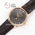 Jaeger-LeCoultre Master Ultra Thin GF 1:1 Best Edition RG Leather Strap SA925