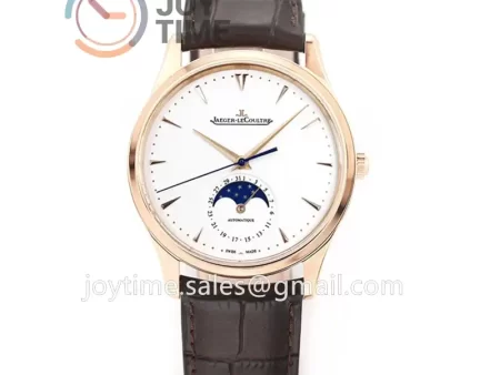 Jaeger-LeCoultre Master Ultra Thin GF 1:1 Best Edition RG Leather Strap SA925