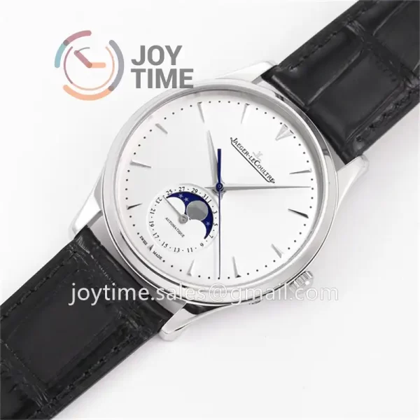 Jaeger-LeCoultre Master Ultra Thin GF 1:1 Best Edition SS Leather Strap SA925