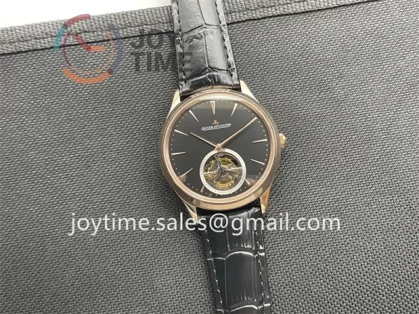 Jaeger-LeCoultre Master Control RMF 1:1 Best Edition RG Leather Strap Tourbillon