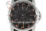 Roger Dubuis Excalibur Knights of the Round Table II ZF 1:1 Best Edition SS Leather Strap A6T15