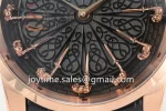 Roger Dubuis Excalibur Knights of the Round Table II ZF 1:1 Best Edition RG Leather Strap A6T15