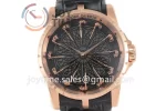 Roger Dubuis Excalibur Knights of the Round Table II ZF 1:1 Best Edition RG Leather Strap A6T15