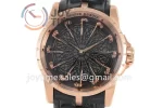 Roger Dubuis Excalibur Knights of the Round Table II ZF 1:1 Best Edition RG Leather Strap A6T15