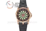 Roger Dubuis Excalibur Knights of the Round Table II ZF 1:1 Best Edition RG Leather Strap A6T15