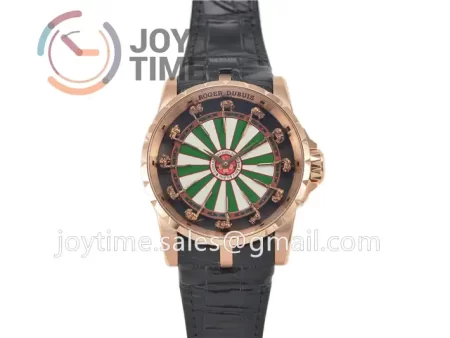 Roger Dubuis Excalibur Knights of the Round Table II ZF 1:1 Best Edition RG Leather Strap A6T15