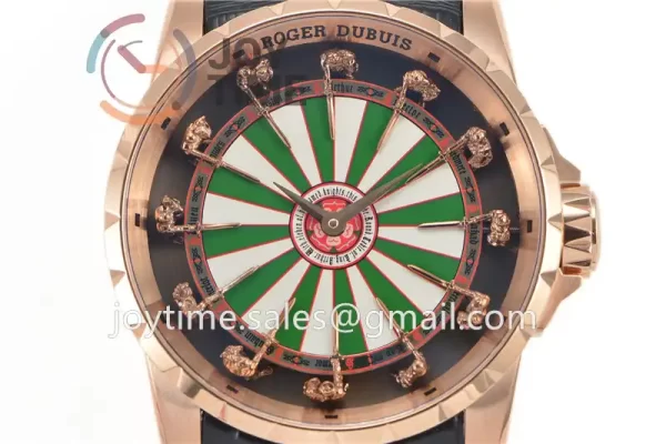 Roger Dubuis Excalibur Knights of the Round Table II ZF 1:1 Best Edition RG Leather Strap A6T15