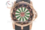 Roger Dubuis Excalibur Knights of the Round Table II ZF 1:1 Best Edition RG Leather Strap A6T15