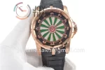 Roger Dubuis Excalibur Knights of the Round Table II ZF 1:1 Best Edition RG Leather Strap A6T15