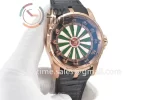 Roger Dubuis Excalibur Knights of the Round Table II ZF 1:1 Best Edition RG Leather Strap A6T15