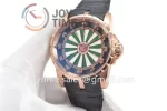 Roger Dubuis Excalibur Knights of the Round Table II ZF 1:1 Best Edition RG Leather Strap A6T15