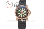 Roger Dubuis Excalibur Knights of the Round Table II ZF 1:1 Best Edition RG Leather Strap A6T15