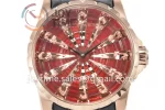 Roger Dubuis Excalibur Knights of the Round Table II ZF 1:1 Best Edition RG Leather Strap A6T15