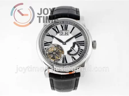 Roger Dubuis Hommage JBF 1:1 Best Edition SS Leather Strap Tourbillon