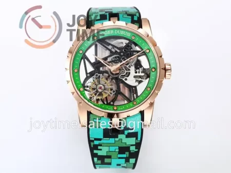 Roger Dubuis Excalibur Spider BBR 1:1 Best Edition RG Rubber Strap Tourbillon