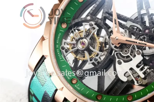 Roger Dubuis Excalibur Spider BBR 1:1 Best Edition RG Rubber Strap Tourbillon