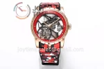 Roger Dubuis Excalibur Spider BBR 1:1 Best Edition RG Rubber Strap Tourbillon