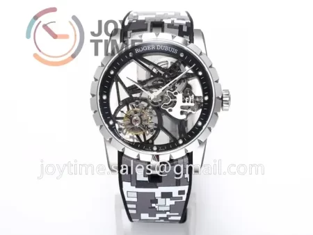 Roger Dubuis Excalibur Spider BBR 1:1 Best Edition SS Rubber Strap Tourbillon