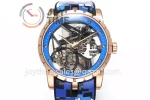 Roger Dubuis Excalibur Spider BBR 1:1 Best Edition RG Rubber Strap Tourbillon