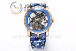 Roger Dubuis Excalibur Spider BBR 1:1 Best Edition RG Rubber Strap Tourbillon