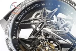 Roger Dubuis Excalibur Spider  BBR 1:1 Best Edition Diamond Bezel Leather Strap Tourbillon