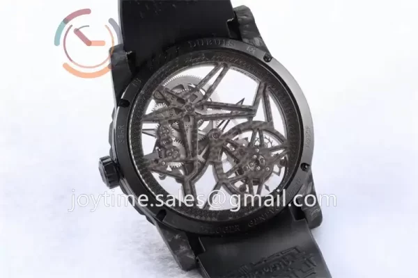 Roger Dubuis Excalibur Spider BBR 1:1 Best Edition Carbon Fiber Rubber Strap Tourbillon