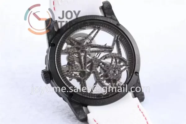 Roger Dubuis Excalibur Spider BBR 1:1 Best Edition Carbon Fiber Rubber Strap Tourbillon