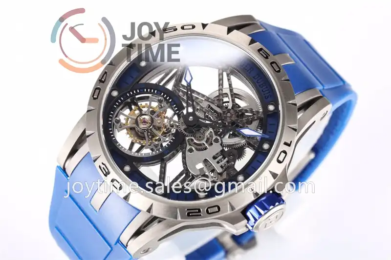 Roger Dubuis Excalibur Spider BBR 1:1 Best Edition 45mm SS Rubber Strap Tourbillon