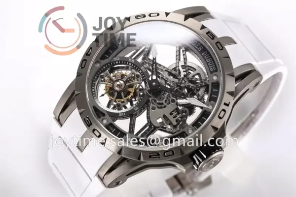 Roger Dubuis Excalibur Spider BBR 1:1 Best Edition 45mm SS Rubber Strap Tourbillon