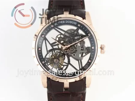 Roger Dubuis Excalibur Spider  BBR 1:1 Best Edition RG Leather Strap Tourbillon