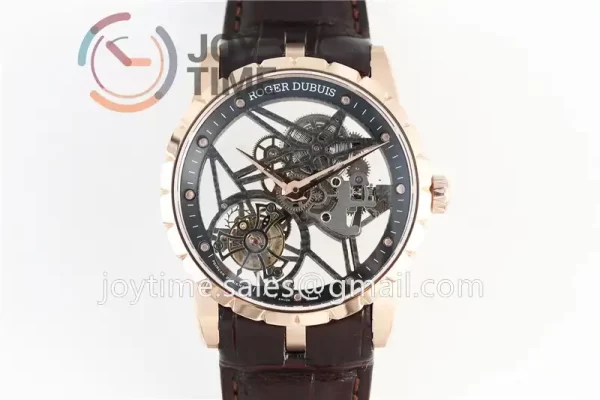 Roger Dubuis Excalibur Spider  BBR 1:1 Best Edition RG Leather Strap Tourbillon