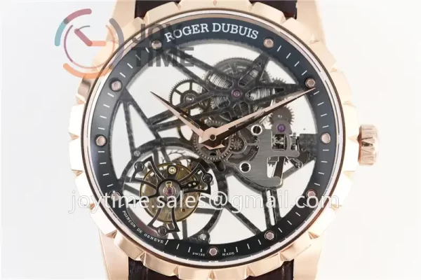 Roger Dubuis Excalibur Spider  BBR 1:1 Best Edition RG Leather Strap Tourbillon