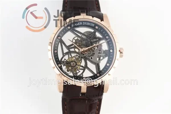 Roger Dubuis Excalibur Spider  BBR 1:1 Best Edition RG Leather Strap Tourbillon