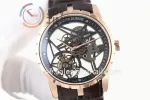 Roger Dubuis Excalibur Spider  BBR 1:1 Best Edition RG Leather Strap Tourbillon