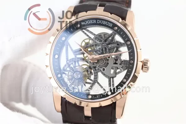 Roger Dubuis Excalibur Spider  BBR 1:1 Best Edition RG Leather Strap Tourbillon