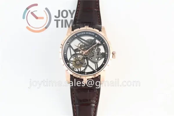 Roger Dubuis Excalibur Spider  BBR 1:1 Best Edition RG Leather Strap Tourbillon