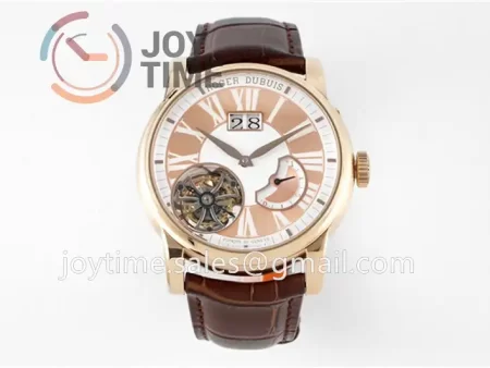 Roger Dubuis Hommage JBF 1:1 Best Edition RG Leather Strap Tourbillon