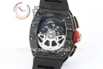 Richard Mille RM011 KVF 1:1 Best Edition Carbon Case Rubber Strap A7750