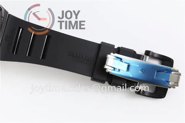 Richard Mille RM055 KVF 1:1 Best Edition Carbon Case Rubber Strap Miyota8215