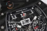 Richard Mille RM011 KVF 1:1 Best Edition Carbon Case Rubber Strap A7750