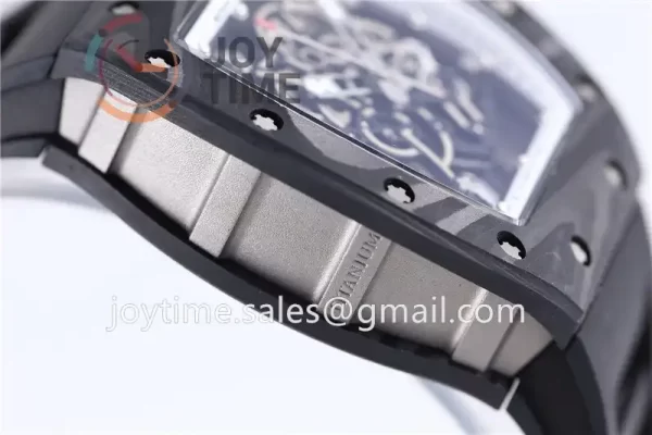 Richard Mille RM055 KVF 1:1 Best Edition Carbon/Titanium Case Rubber Strap Miyota8215