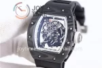 Richard Mille RM055 KVF 1:1 Best Edition Carbon/Titanium Case Rubber Strap Miyota8215