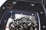 Richard Mille RM055 KVF 1:1 Best Edition Ceramic Case Rubber Strap Miyota8215