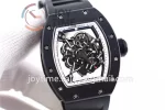 Richard Mille RM055 KVF 1:1 Best Edition Ceramic Case Rubber Strap Miyota8215