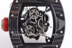 Richard Mille RM055 KVF 1:1 Best Edition Carbon/Titanium Case Rubber Strap Miyota8215